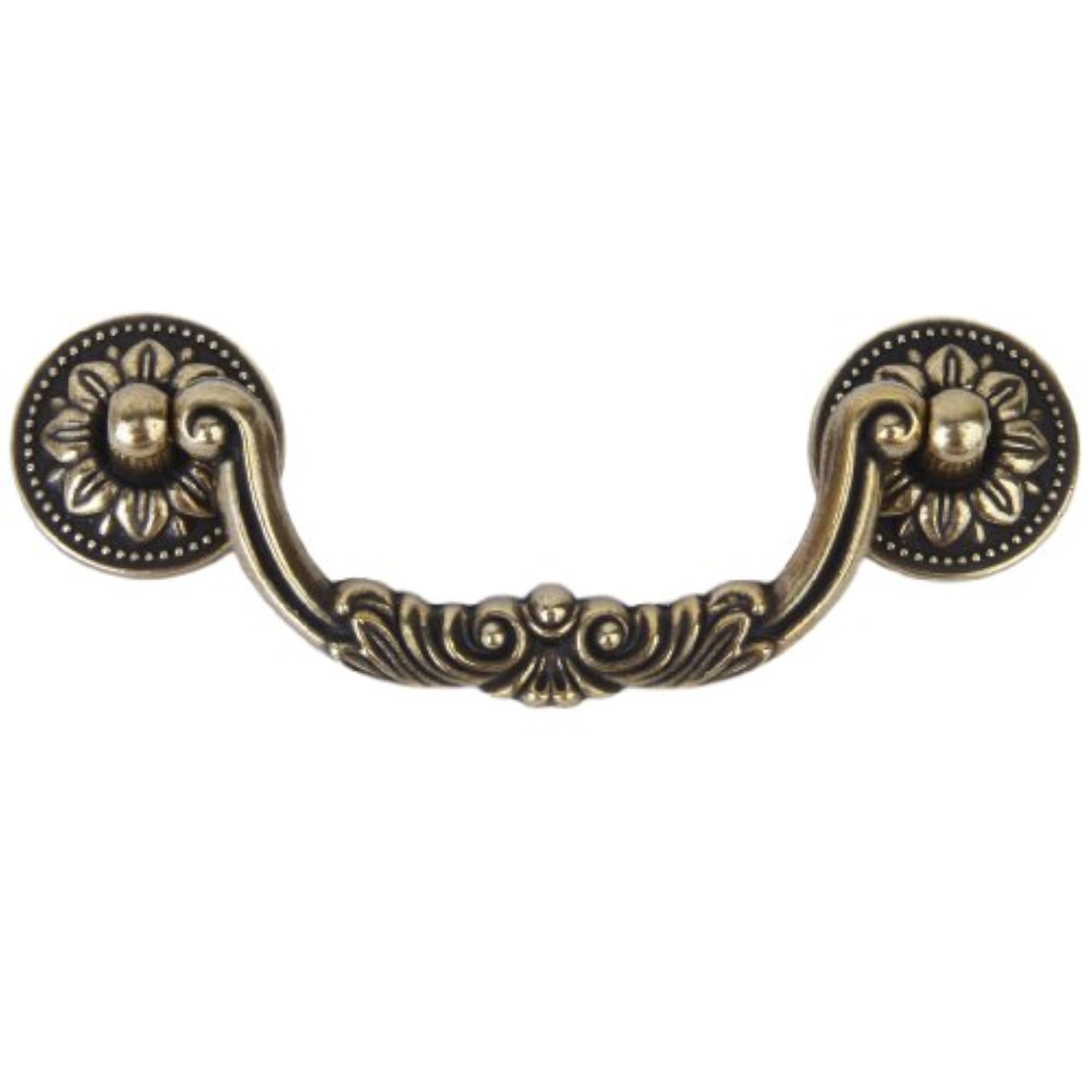 3pcs Antique Bronze Cupboard Drawer Pull Handle Decoration