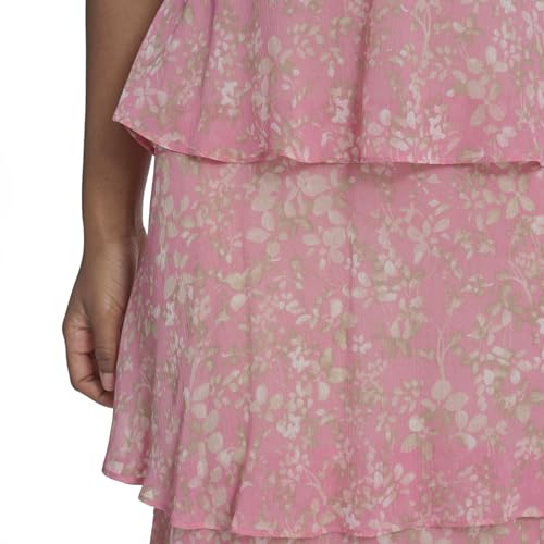 Image of Tommy Hilfiger Women's Sleeveless Halter Neck Tiered Skirt Maxi Dress