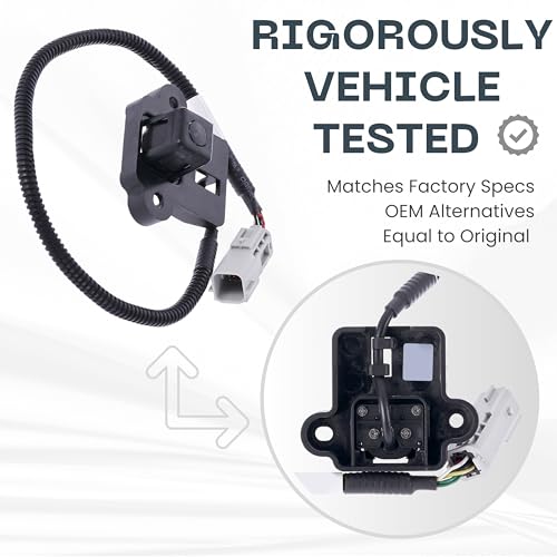 Image of Backup Camera for 2009-2013 GM Avalanche Escalade EXT Sierra Truck | Replaces OE part 20985078 25866558, rear view reverse parking assist backup monitor high definition hd video sensor