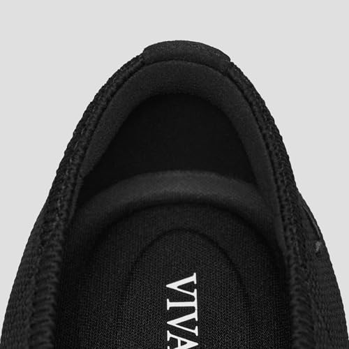 Image of VIVAIA Miley Women's Mary Jane Flats Shoe with Stylish 3 Laces Comfortable Square Toe Ballet Flats for Women Daily Outfit