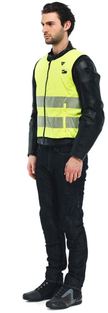 Dainese Smart D-Air® Hi-Vis Airbag Weste, neon-gelb, XS