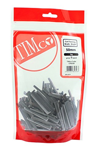 TimCo CFB50B Bright Cut Flooring Brad 50mm - (1kg Bag), Silver 2 TimCo CFB50B Bright Cut Flooring Brad 50mm - (1kg Bag), Silver - Image 2