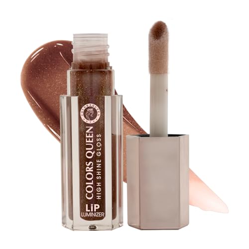 Image of Colors Queen Lip Luminizer Gloss | Non-Sticky & High Shine Glossy Finish | Gives Fuller Lip Effect & Extra Hydration | Long Lasting Lip Gloss for Women Enriched with Shea Butter (Dreamy, 9ml)
