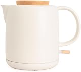 CREATE/KETTLE CERAMIC/Bouilloire électrique céramique Blanc cassé/Corps en céramique, chauffe en 5 minutes, capacité de 1L, système d'arrêt automatique, 1200W - 1