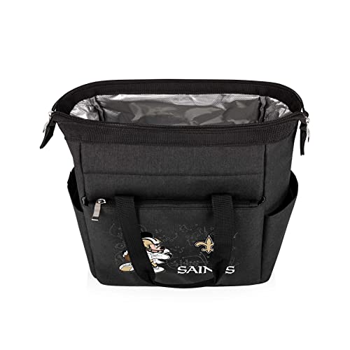 Image of PICNIC TIME NFL Mickey Mouse On The Go Lunch Bag - Soft Cooler Lunch Box - Insulated Lunch Bag, (Black)