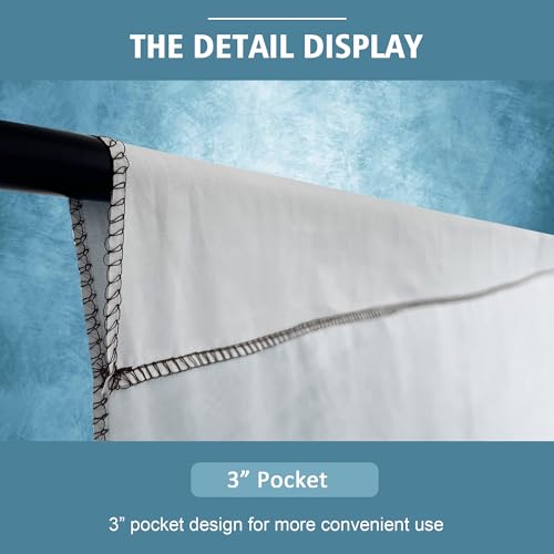 Image of Abstract Photography Backdrop for Photoshoot 8x10ft, Light Blue,No Stand