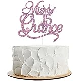 Dalaber Mis Quince 15 Cake Topper, Happy 15th Birthday Party Supplies, Hello 15, Cheers to 15 Years