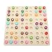 Sudoku Gioco Colorato, Giochi Logica per Bambini 6+, Rompicapo Matematico a Doppia Faccia con due Modalità di Gioco, Gioco da Tavolo Sudoku in Legno immagine