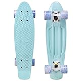 Cal 7 22.5-Inch Mini Cruiser Skateboard Swirl Wheels (Lily)