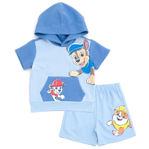 Sudadera con capucha Paw Patrol y pantalón corto para juegos infantiles
