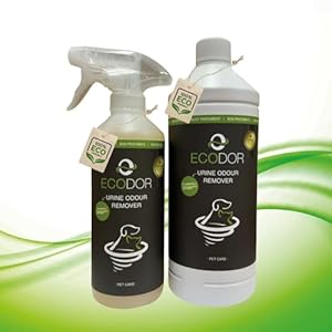 Ecodor UF2000 Uringeruchsneutralisier Nachfüllflasche + Sprühflasche