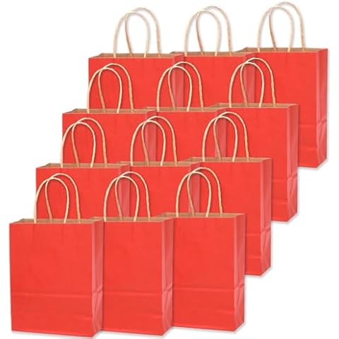 Gcardist 16Pcs Medium Red Gift Bags Cover