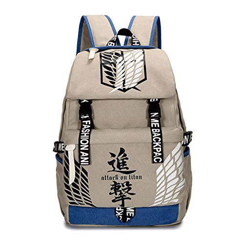 GerFogoo Anime Tokyo Ghoul Cosplay Mochila con cremallera Bolso de hombro Unisex Viaje