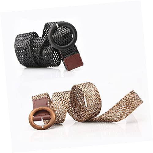 2pcs Waistband Waist Belt for Shorts Decorative Belt Women’s Belt Practical Belt Multi-functional Belt4