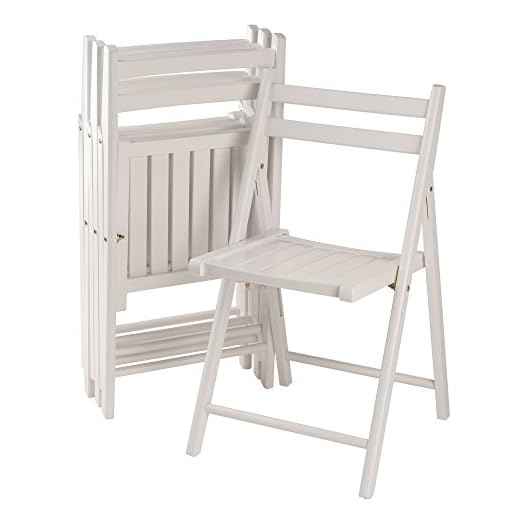 Winsome Robin 4-PC Folding Set White Chair