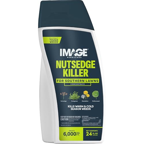 Image Herbicides Nutsedge Killer for Southern Lawns Concentrate 24 fl. oz. Also Controls Dandelions Crabgrass Dollar Weed and More- for Use on Bermuda Zoysia and St. Augustine Lawns