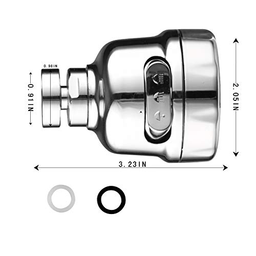 Upgraded 2021 Srmsvyd Movable Kitchen Faucet Head 360° Rotatable Faucet Sprayer Head Replacement Anti -Splash Tap Booster Shower And Water Saving Faucet For Kitchen #TOP1