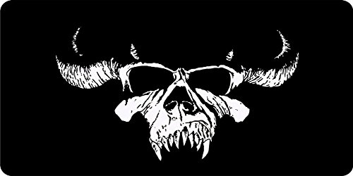 Yeegfey Danzig Skull Photo License Plate