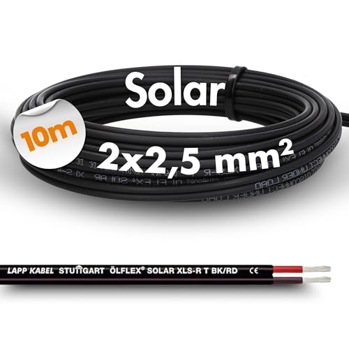 ÖLFLEX SOLAR XLS-R T sono cavi gemelli senza alogeni, a doppio isolamento e reticolati per uso esterno permanente --- Questi cavi sono utilizzati per la costruzione di impianti fotovoltaici sia per il cablaggio dei singoli moduli solari tra loro che per il cablaggio all'inverter.