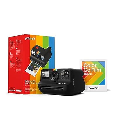 Polaroid Coffret Appareil photo instantané Polaroid Go Génération 2 Noir + 16 films Go inclus