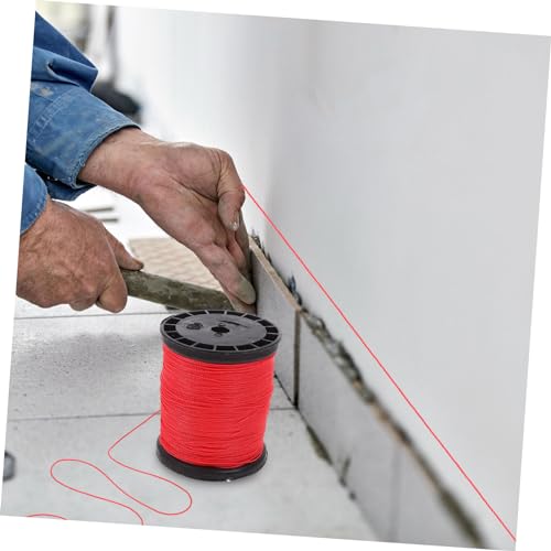 2 rollos de cuerda retorcida de nylon para construcción, jardinería y albañilería, fácil de cortar y almacenar miniatura 4
