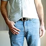 Thomas Bates Mens Deerfield Leather Money Belt Travel Zipper Pocket - Image 4