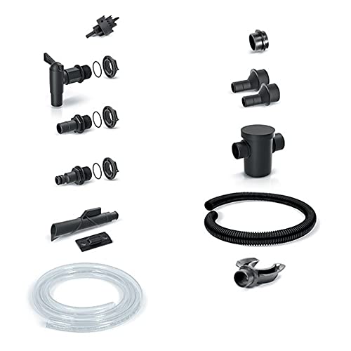 ICANSET 7 Accessories Set for Rain Water Barrels (13 Pieces) - Dimensions (mm) 300 x 55 x 370