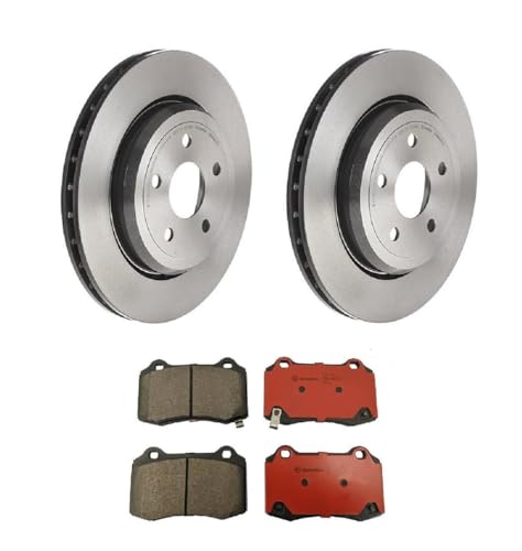 Brembo - Rear Brake Kit For Jeep Grand Cherokee 2018-2012 - Ceramic Brake Pad...