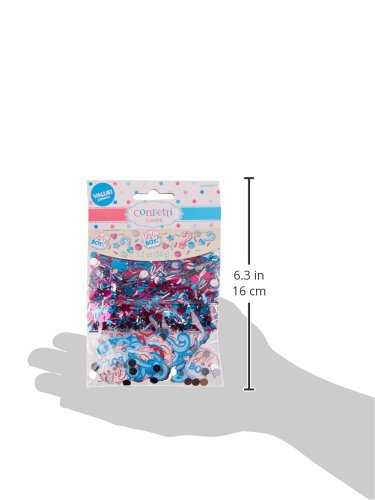 Amscan Girl Or Boy Confetti, One Size, Blue/Pink #TOP5