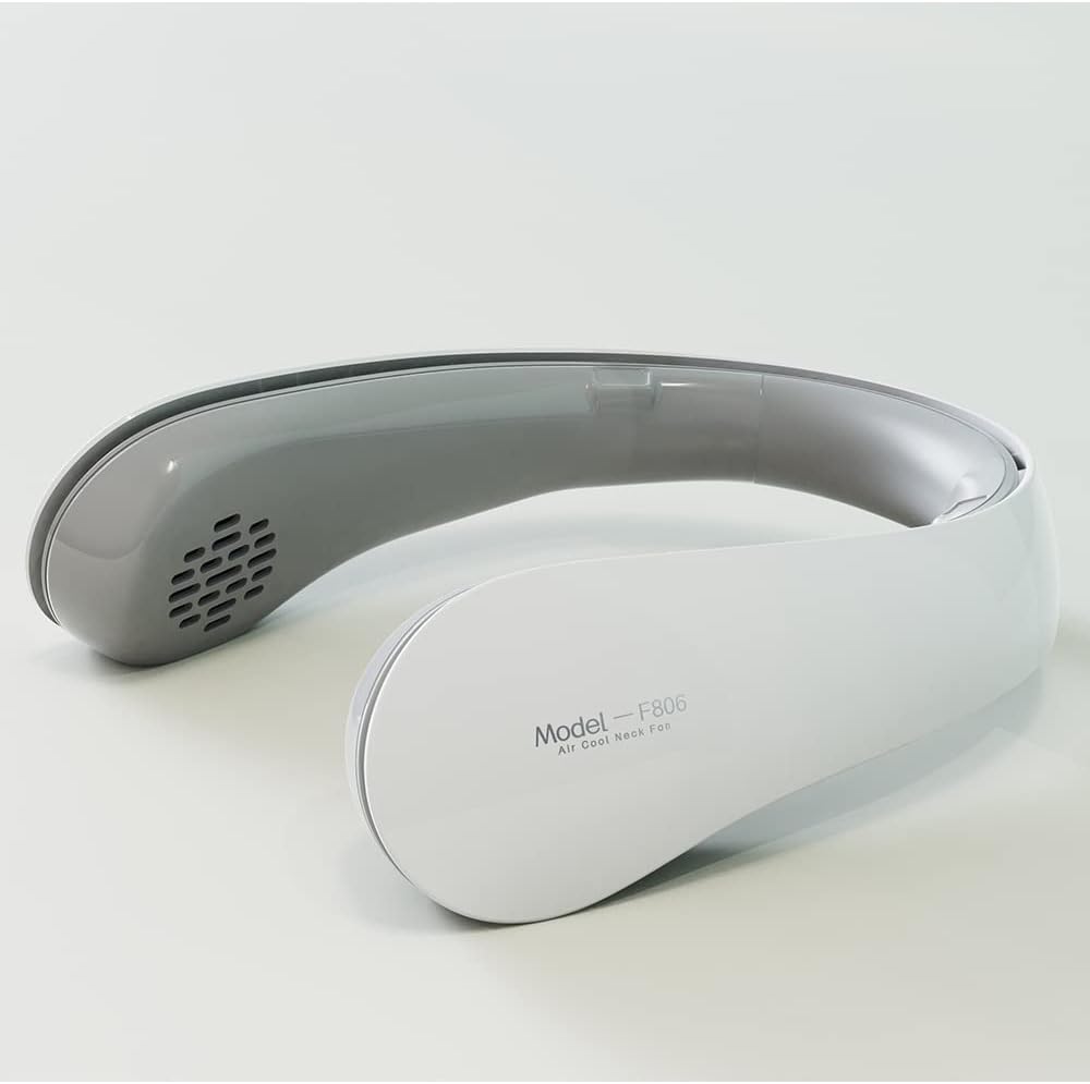 Neck Fans Portable Rechargeable - Personal Wearable Neck Air Conditioner Fan for Your Neck - 4000 mAh Around the Neck Cooling Leafless Bladeless Hanging Fan Necklace for Women Men
