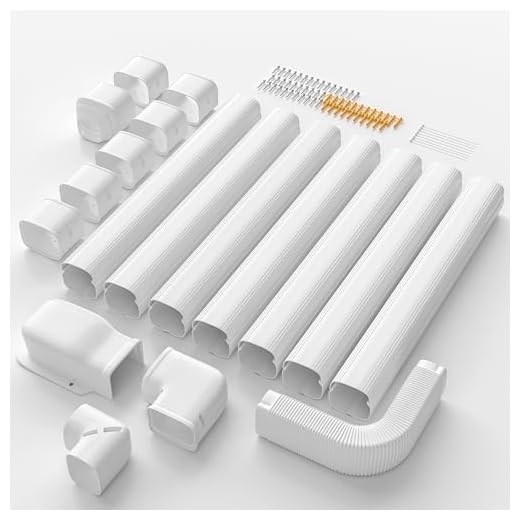 Best hvac umbrella Cestluck Mini-Split Line Cover Kit