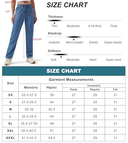 Libin Women's Hiking Trousers Waterproof Quick Dry Walking Cargo Trousers Lightweight Casual Safari Work Travel Pants with Zipper Pockets 27", Black M - Image 5