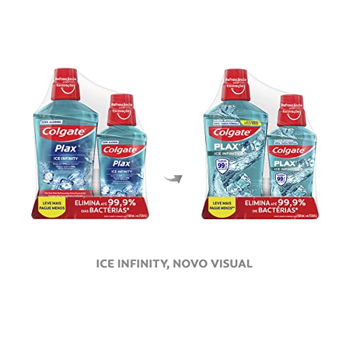 Colgate Enxaguante Bucal Plax Ice Infinity 500Ml