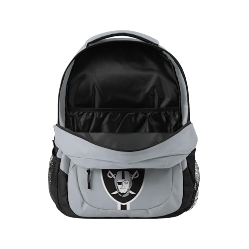 Image of FOCO Las Vegas Raiders NFL Alternate Color Action Backpack - Gray