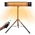 Outdoor Heater, Infrared Electric Patio Heater, Realsmart Carbon Infrared Patio Heaters for Outdoor Use, Realsmart 1500W Wall Mounted Ceiling Tripod Heater, TUV Certification for Restaurant, Garage