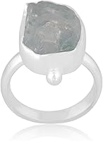 Vista 14 de Anillo trenzado de plata esterlina 925 con piedras preciosas crudas para mujer, joyería hecha a mano