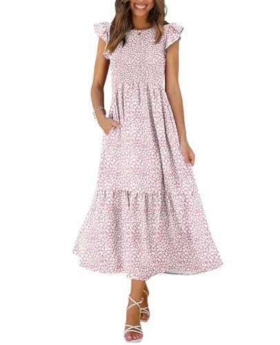 OFEEFAN Bridal Shower Dresses for Guest Valentines Dress Casual Dresses for Women M