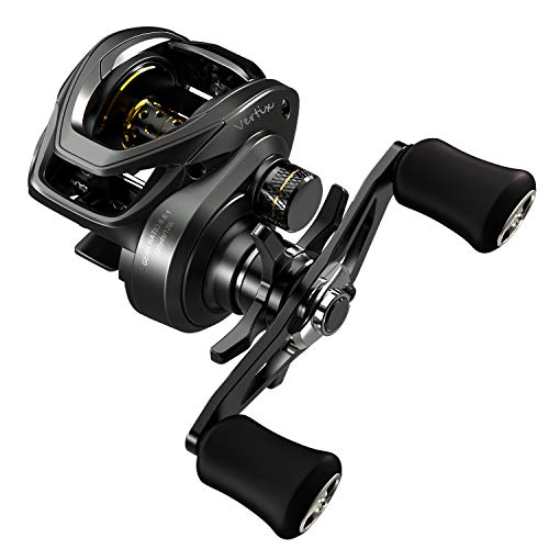Tempo Vertix LP, High-Tech Innovative Baitcasting Reel, 9 + 1 BB, Low Profile & Lightweight, Powerful & Durable, 6.6:1 Gear Ratio, Great Value