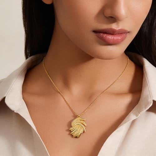 Image of Rubans Demi Fine Stainless Steel Pendant Chain Daily Gift for Women & Girls