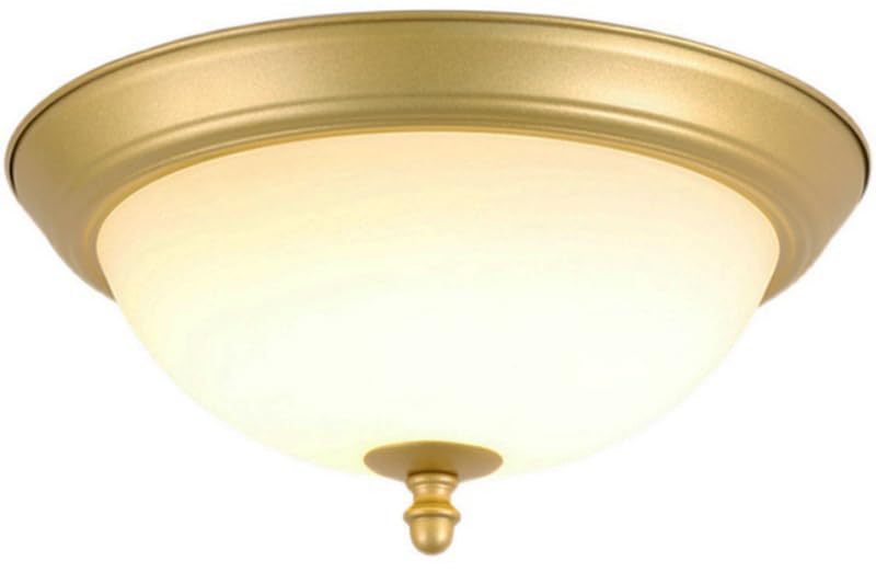 Lámpara de techo de cristal para pasillo y cocina de estilo vintage redondo