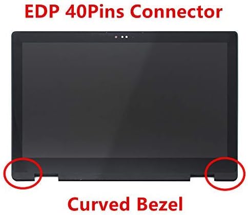 Miniatura 2 de LCDOLED Reemplazo de 15.6 pulgadas B156HAB01.0 LP156WF7-SPEC FullHD 1920x1080 IPS Pantalla LCD LCD táctil Asamblea para Dell Inspiron 15 P58F