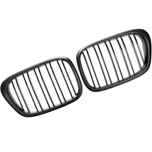Calandre pour avant de voiture noire mate de remplacement pour pare-chocs auto