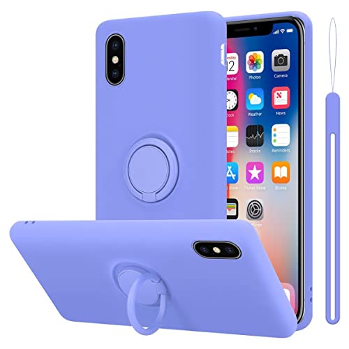 Case for Apple iPhone X / XS Protection Phone Cover TPU Silicone Ring - 第 11/41 張圖片