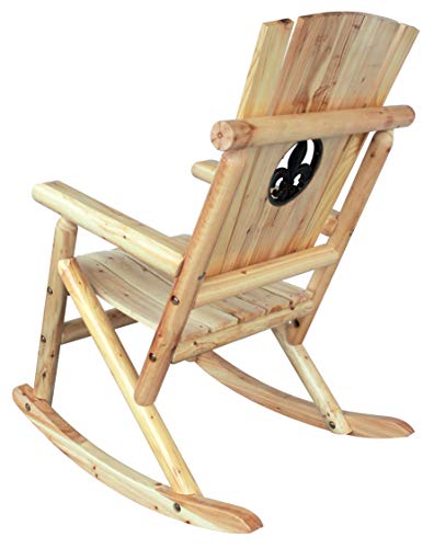 Leigh Country Tx 95102 Aspen Fleur-De-Lis Rocker #TOP2