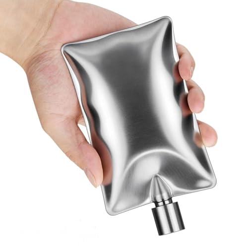 Petacas portátiles de acero inoxidable, contenedor de cerveza, a prueba de fugas, licor, whisky, botellas de vino, botellas de cerveza, botellas de vino, ollas de vino de acero inoxidable