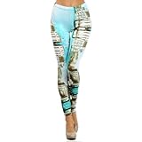 Lady's Venice Italy Printed Leggings