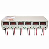 LeTkingok 6-Channel Unplugged Electric Vehicle Discharging Machine- Accumulator Capacity Tester Storage Battery Lead-Acid Battery Detector