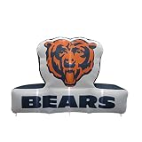 FANMATS NFL Chicago Bears Inflatable Mascot - Self Inflating Inflatable Display, Built-In Blower & Tethers, Official Team Logo β Show Your Spirit All Year Round