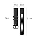 Anrir for Garmin Vivoactive 4 45mm Watch Band/Venu 2 Bands,22mm Silicone Bands for Galaxy Watch 3 45mm /Galaxy Watch 46mm/Gear S3 Frontier/Classic Band, Fossil Men's Gen 6/5E 44mm Bands-Black