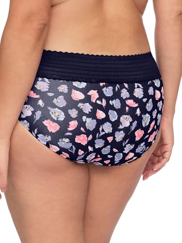 Image of Warner's womens No Pinching No Problems Dig-free Comfort Waist With Lace Microfiber Hipster 5609j